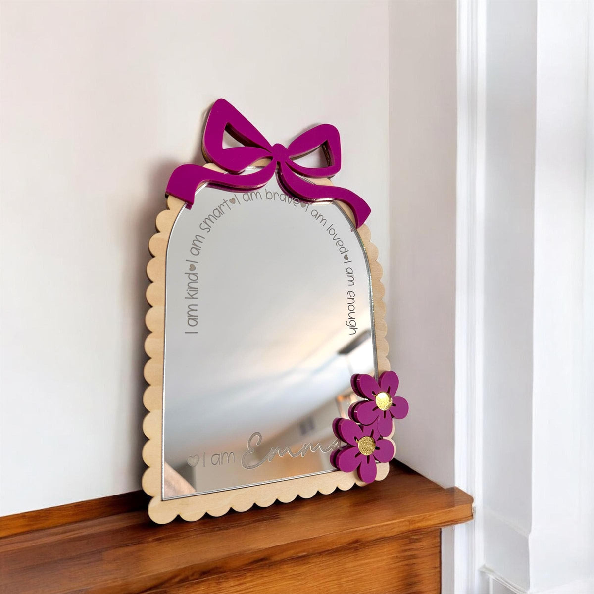 Affirmation Mirror - Bow