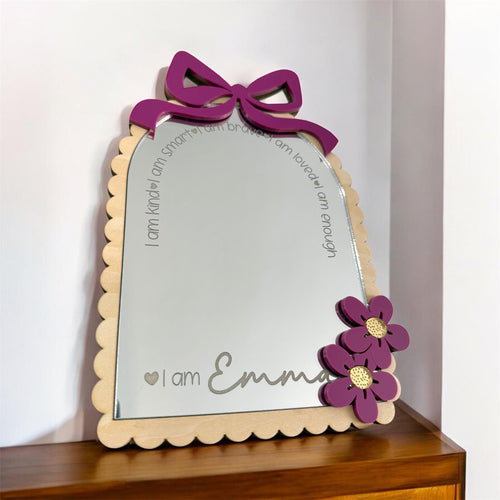 Affirmation Mirror - Bow