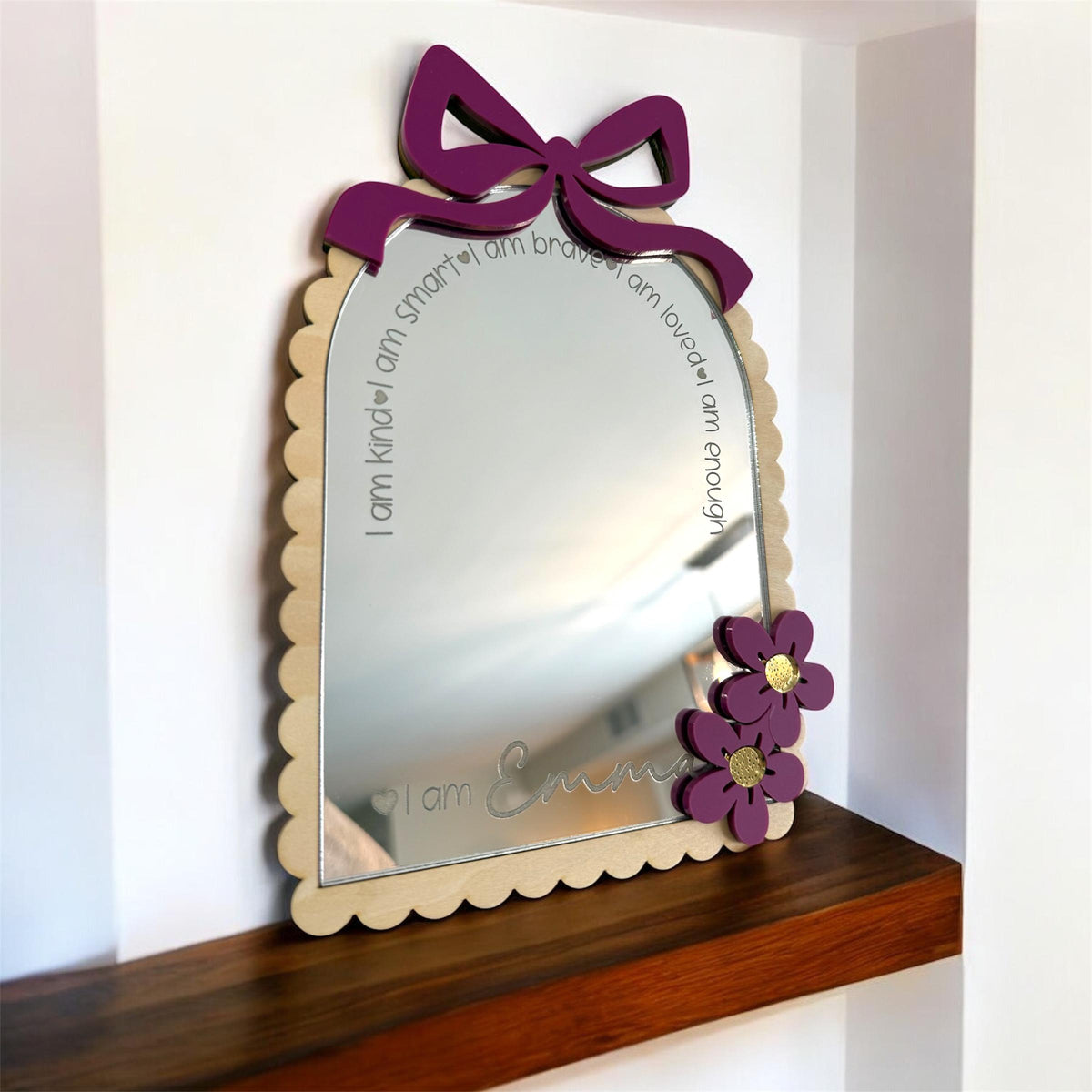Affirmation Mirror - Bow