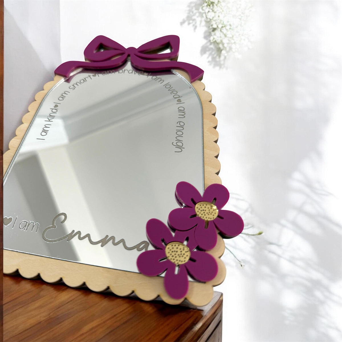 Affirmation Mirror - Bow
