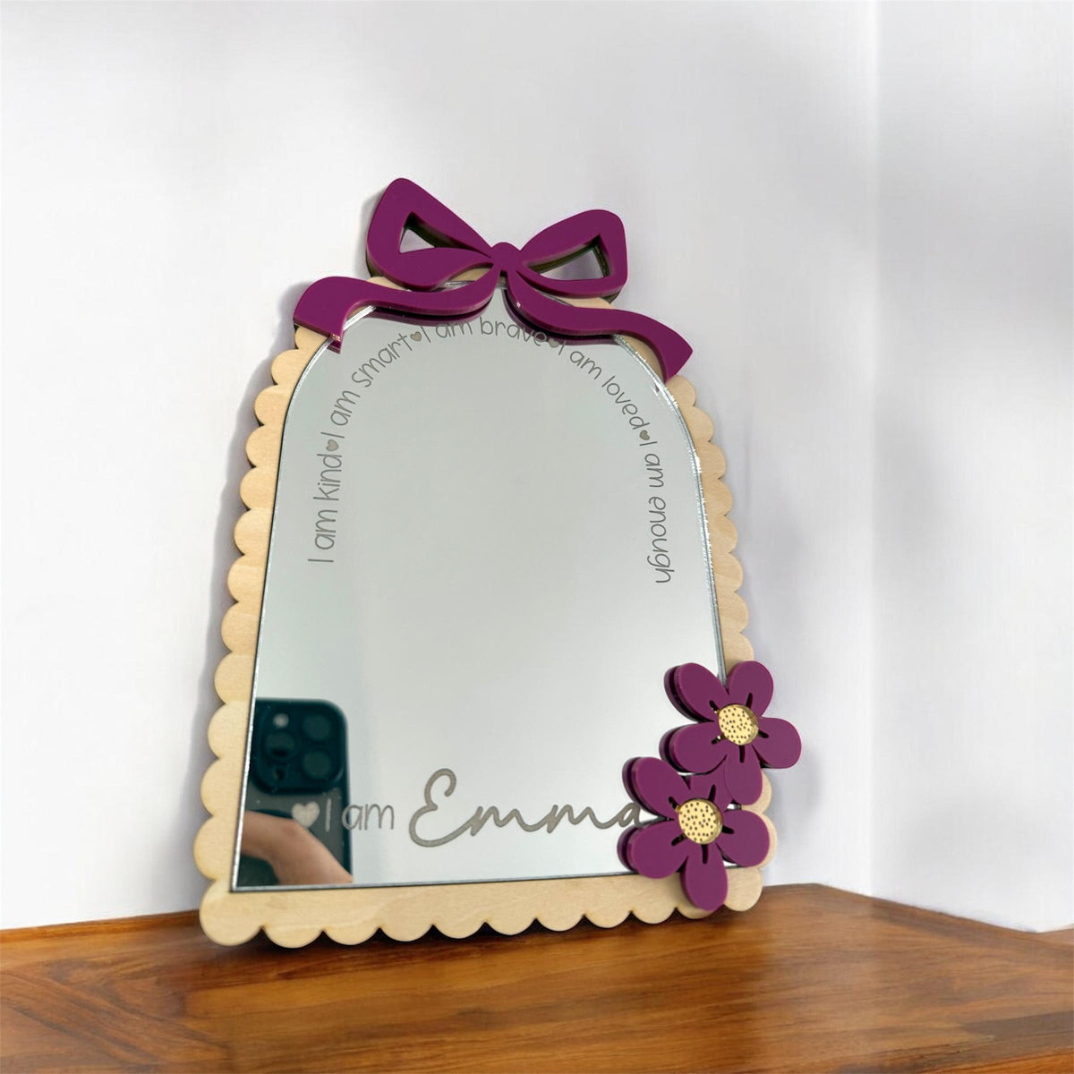 Affirmation Mirror - Bow